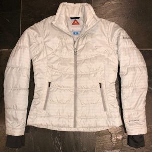 Columbia White Ski Jacket